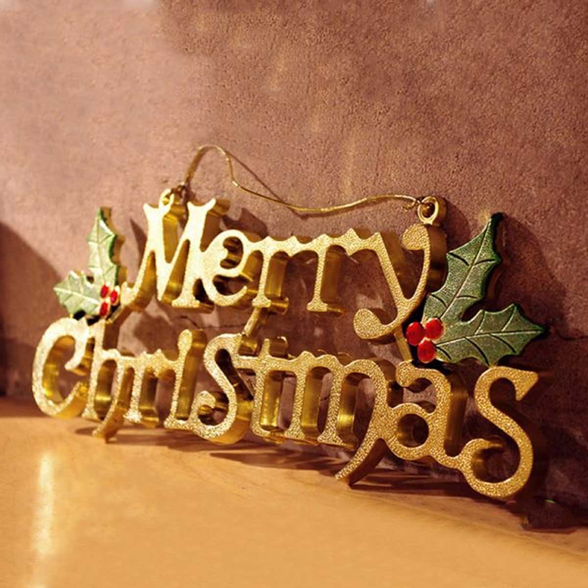 Merry Christmas Letter Ornaments